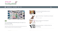 Desktop Screenshot of blog.boutiquebio.fr