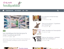 Tablet Screenshot of blog.boutiquebio.fr